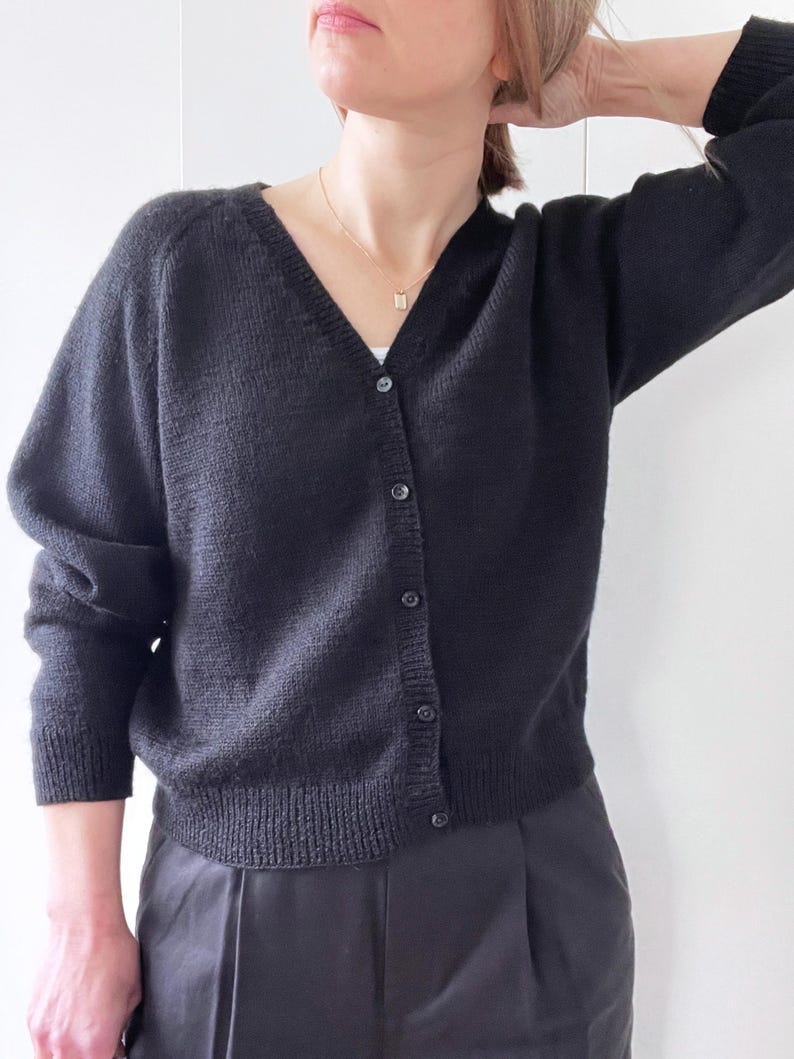 Heritage V Cardigan Knitting Pattern