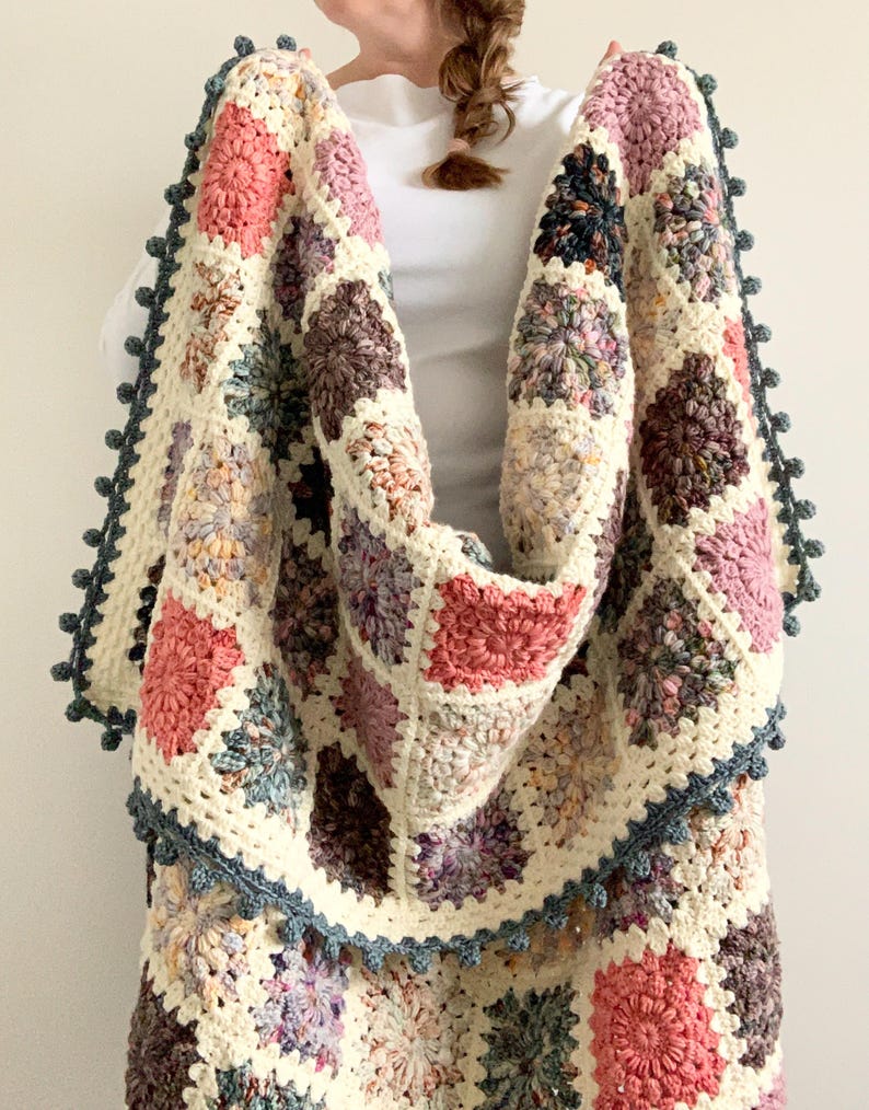 Cloudburst Blanket Crochet Pattern