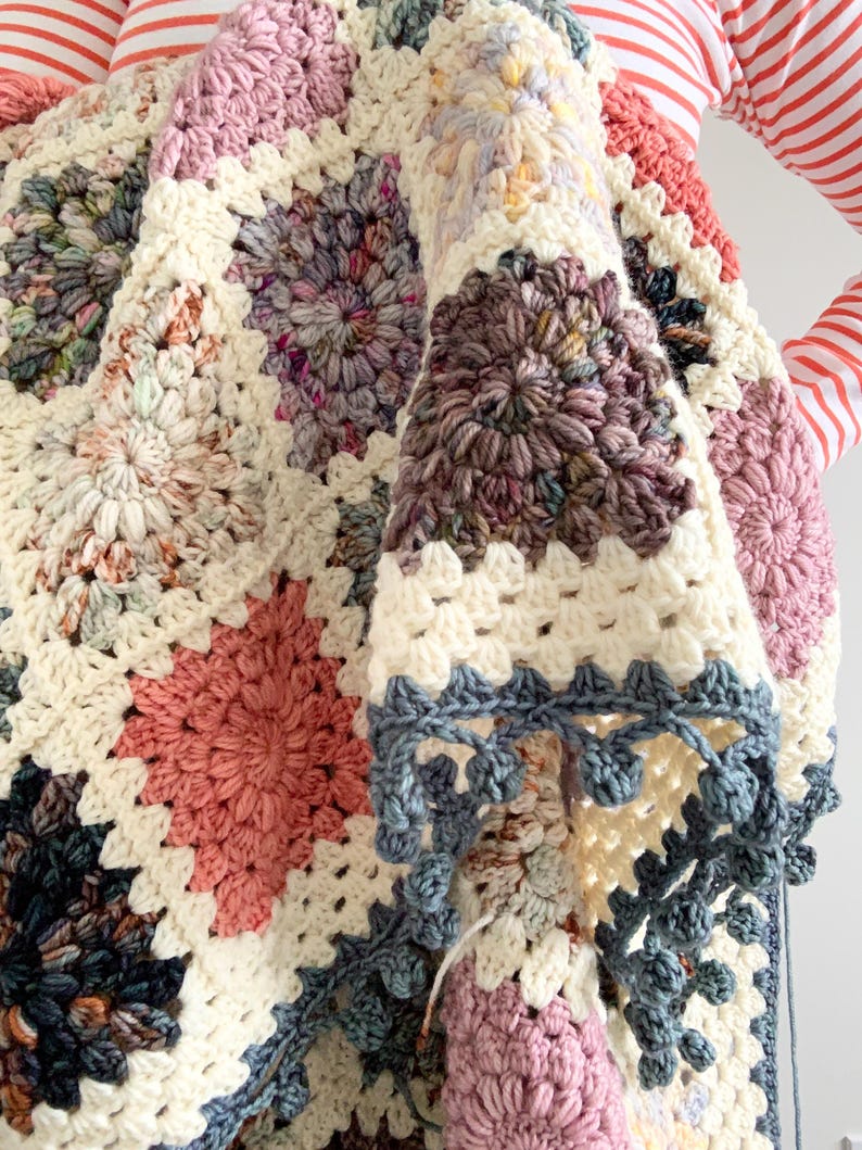 Cloudburst Blanket Crochet Pattern