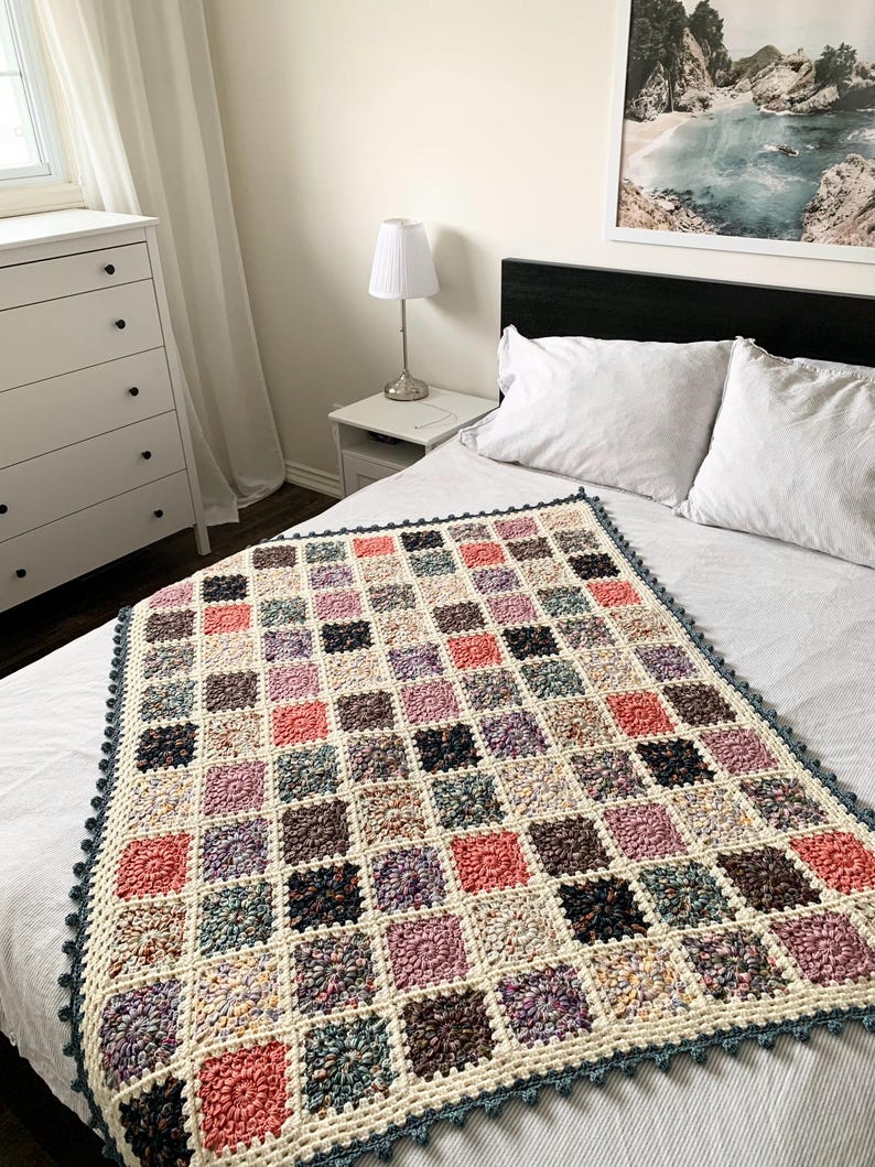 Cloudburst Blanket Crochet Pattern