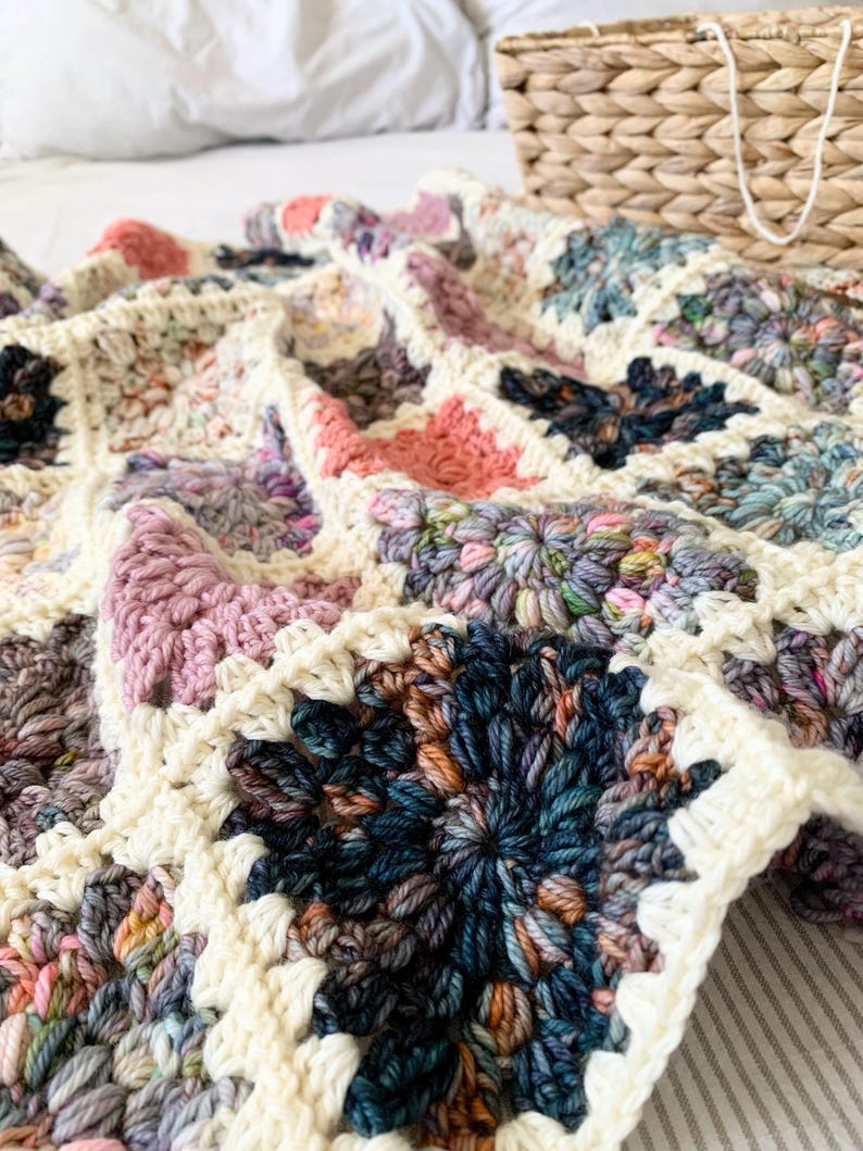 Cloudburst Blanket Crochet Pattern