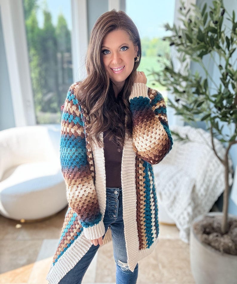 Elegance Cardigan Crochet Pattern