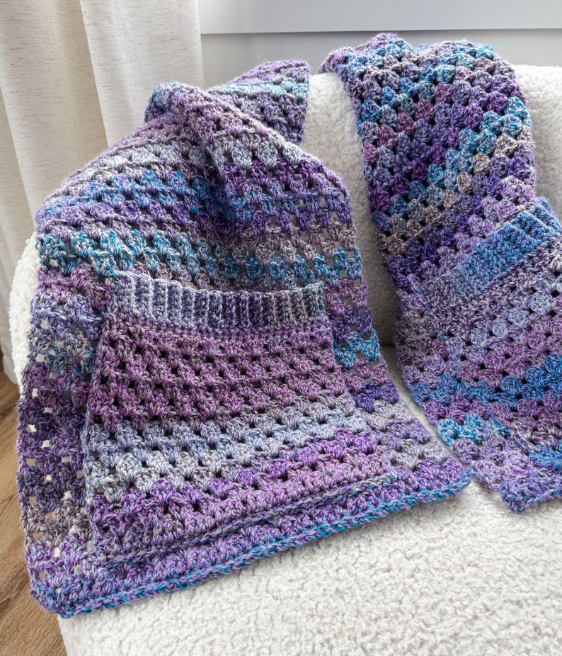 Cozy Pocket Shawl Crochet Pattern