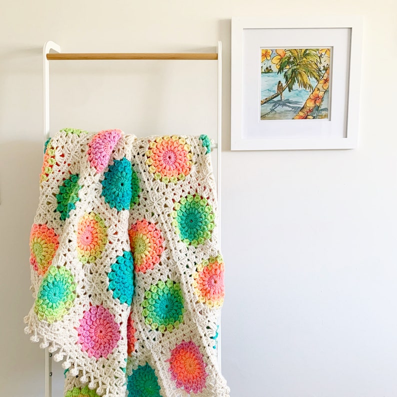 Meadow Blanket Crochet Pattern