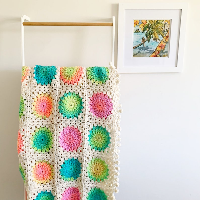 Meadow Blanket Crochet Pattern