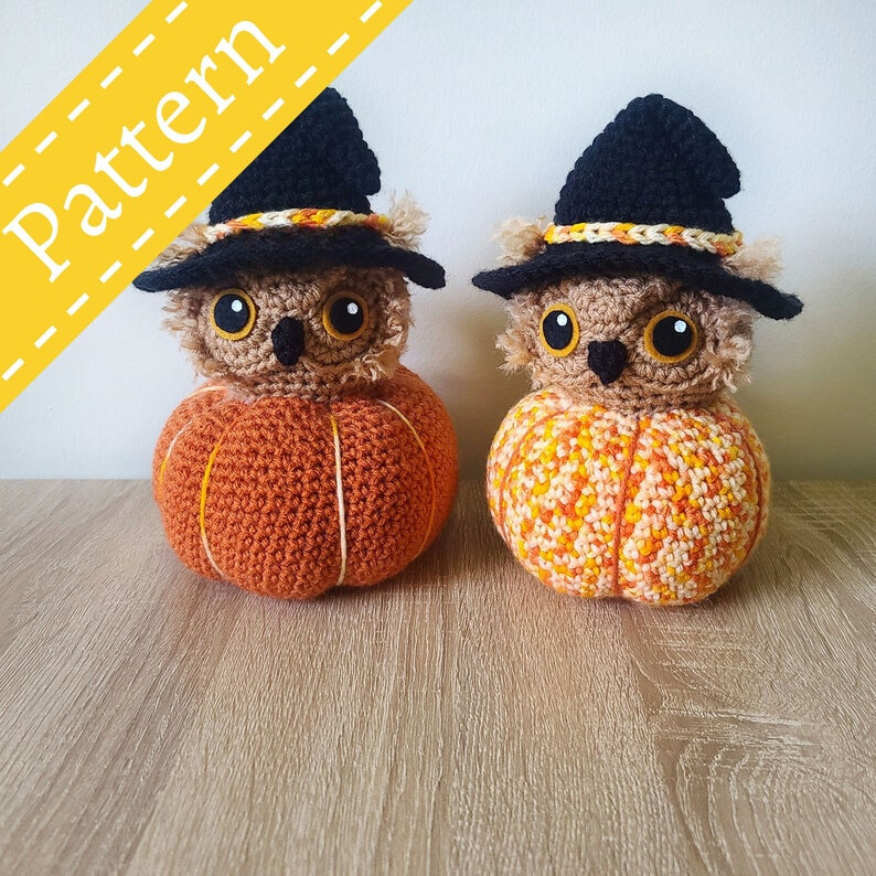 Pumpkin Owl Crochet Pattern