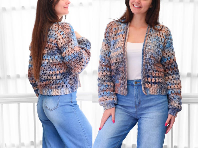 Easeful Cardigan Crochet Pattern