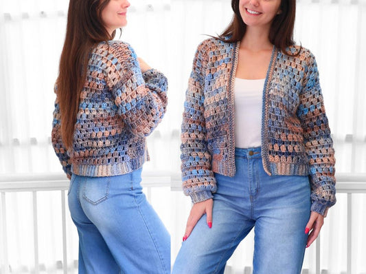 Easeful Cardigan Crochet Pattern