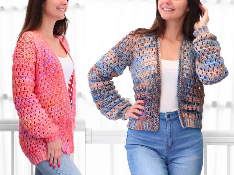 Easeful Cardigan Crochet Pattern