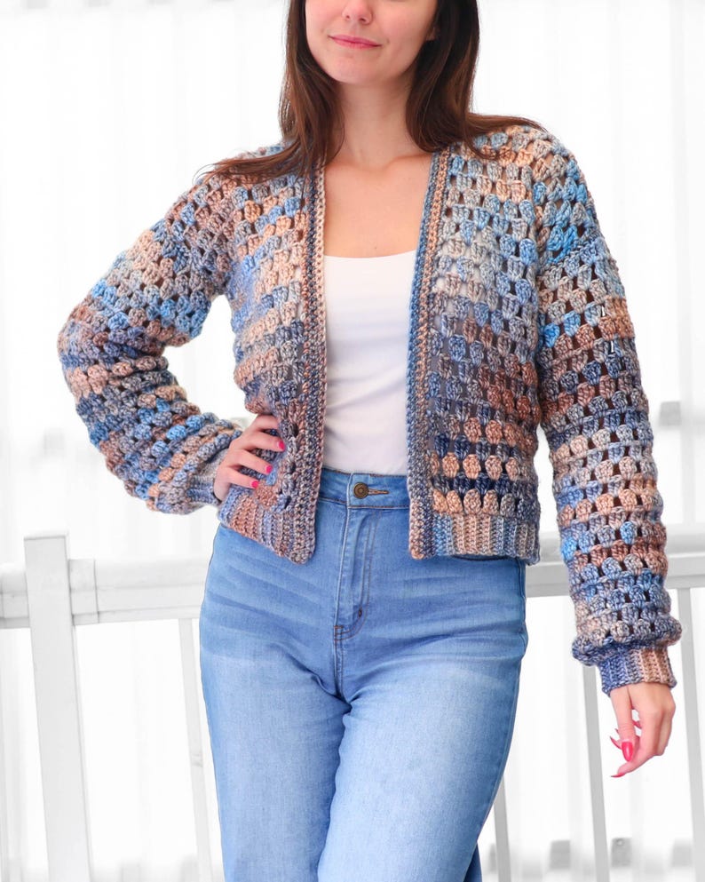 Easeful Cardigan Crochet Pattern