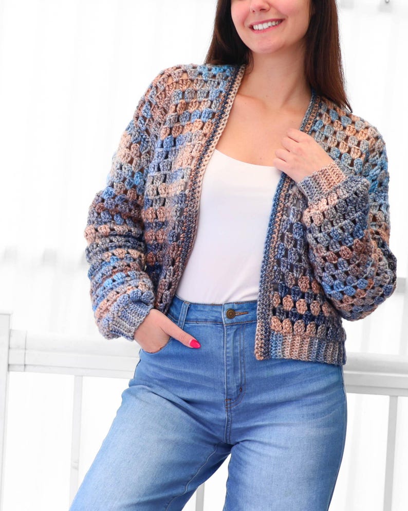 Easeful Cardigan Crochet Pattern