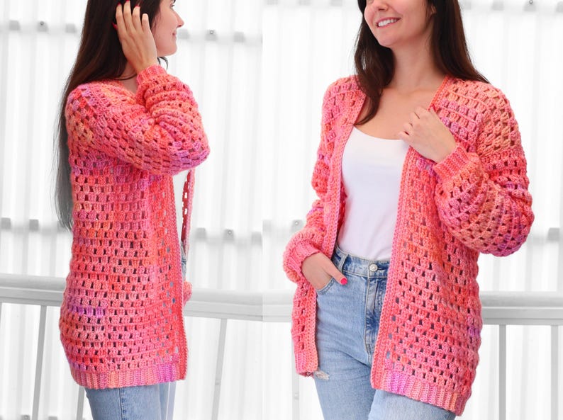 Easeful Cardigan Crochet Pattern