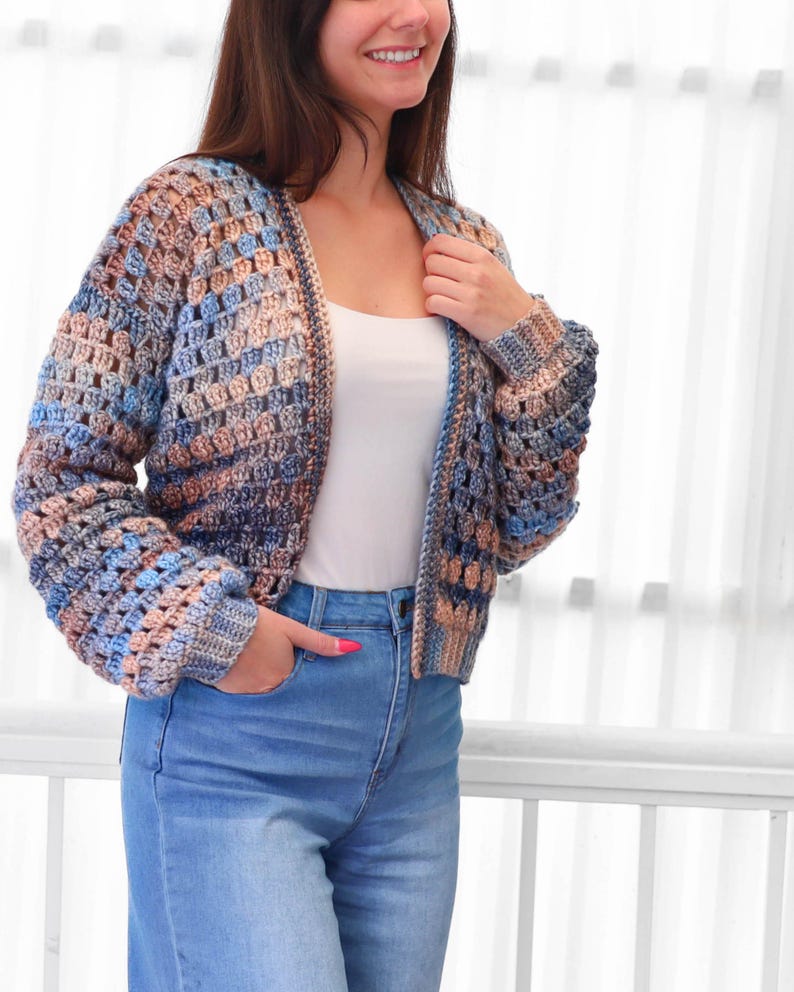 Easeful Cardigan Crochet Pattern