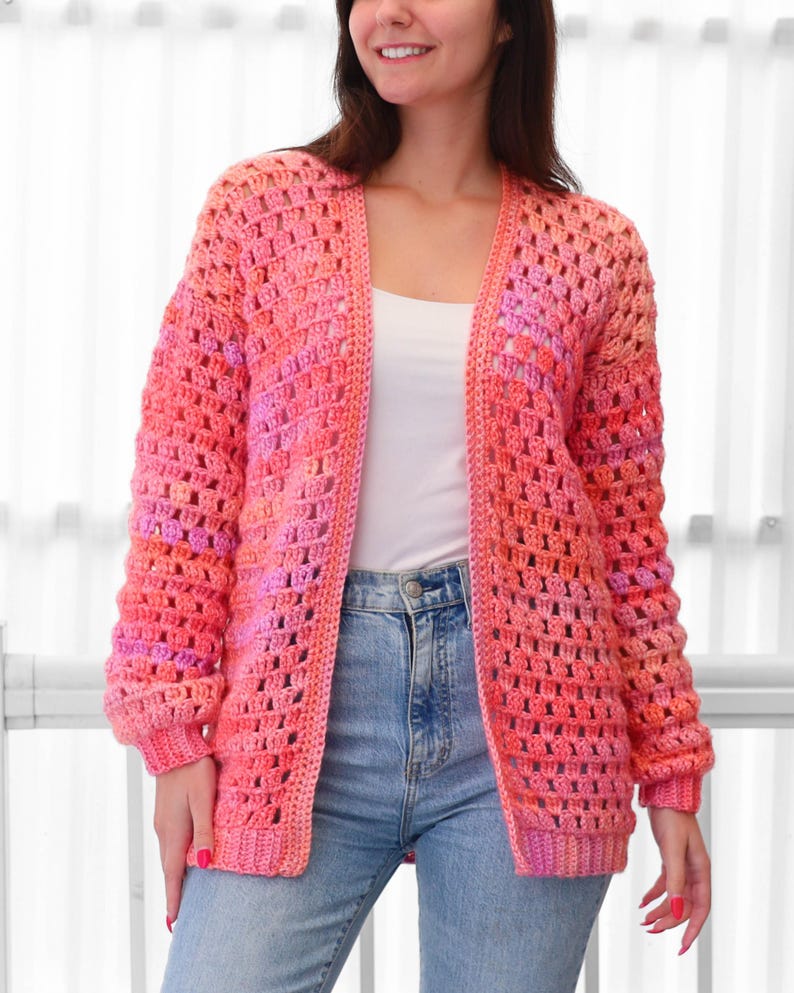 Easeful Cardigan Crochet Pattern