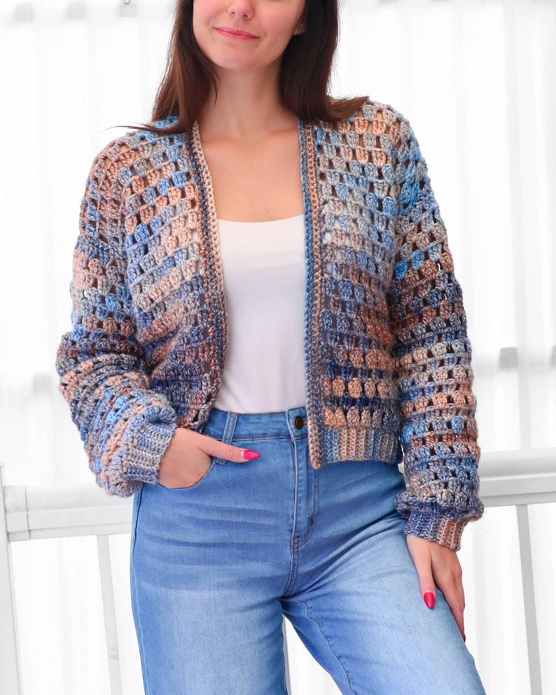 Easeful Cardigan Crochet Pattern