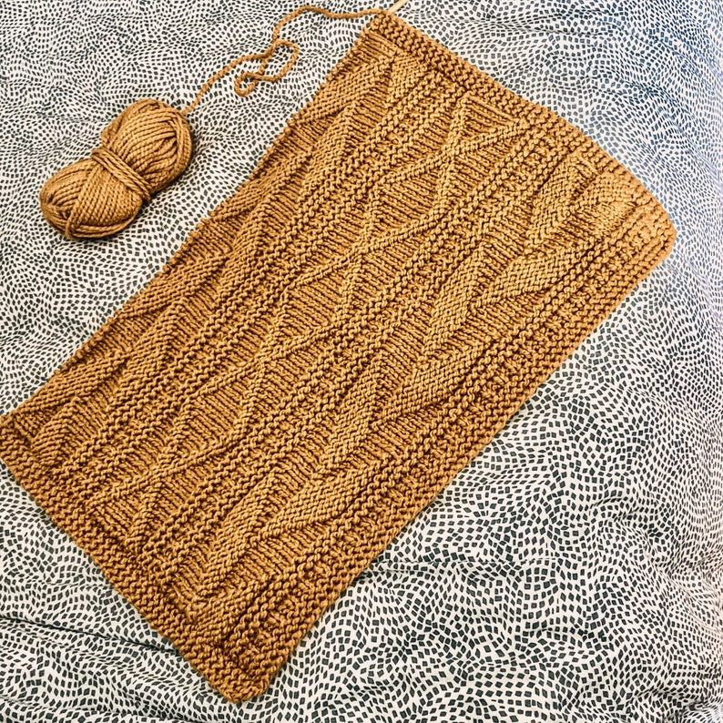 Woodland Blanket Knitting Pattern