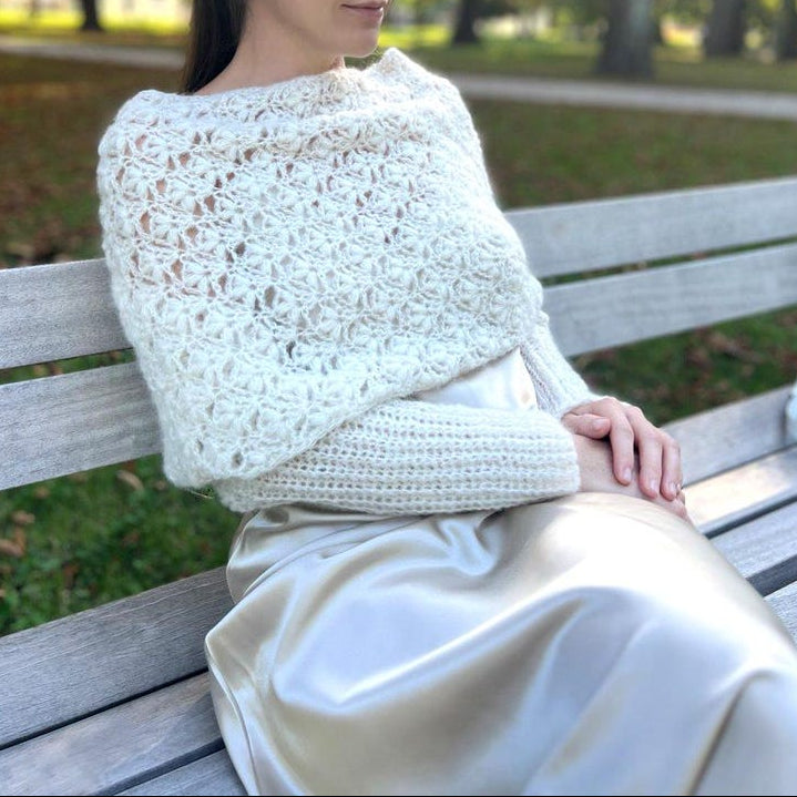 Snowfall Sweater Scarf Crochet Pattern