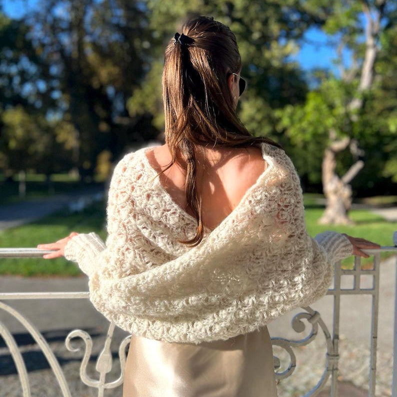 Snowfall Sweater Scarf Crochet Pattern
