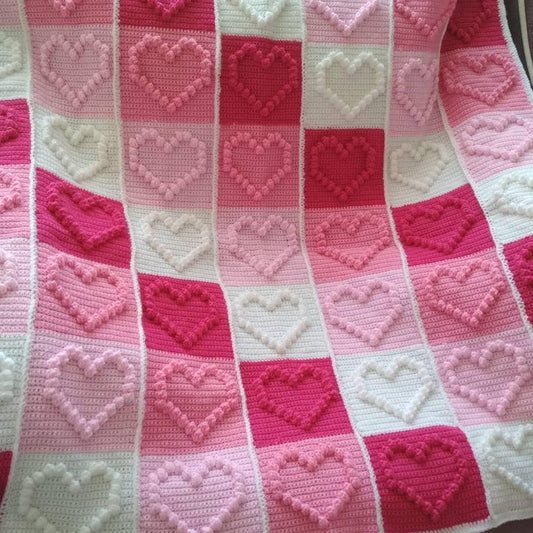 Sweethearts Blanket Crochet Pattern