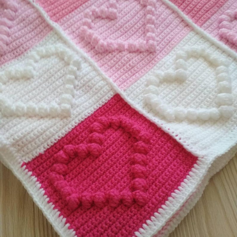 Sweethearts Blanket Crochet Pattern