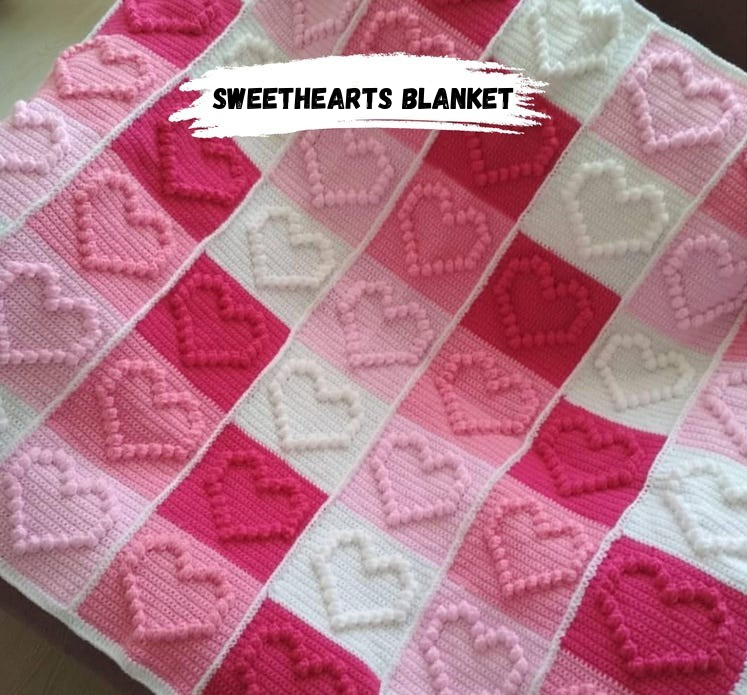 Sweethearts Blanket Crochet Pattern