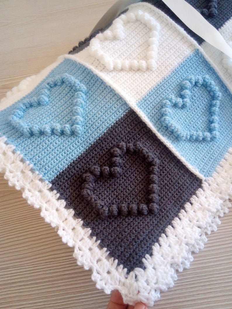 Sweethearts Blanket Crochet Pattern