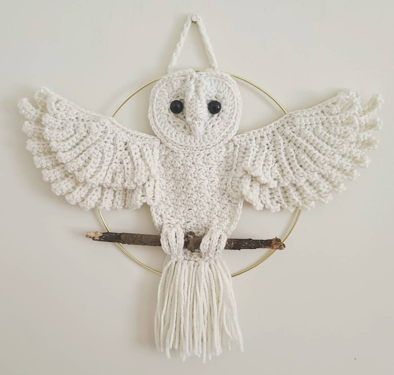 Owl Wall Crochet Pattern