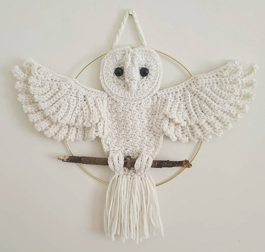 Owl Wall Crochet Pattern
