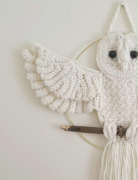 Owl Wall Crochet Pattern