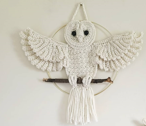 Owl Wall Crochet Pattern