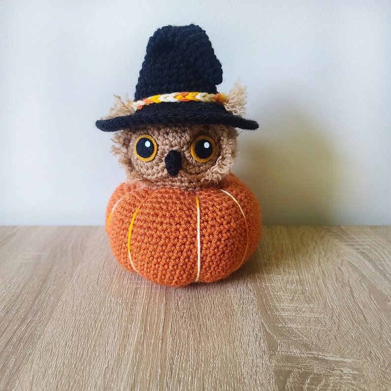 Pumpkin Owl Crochet Pattern