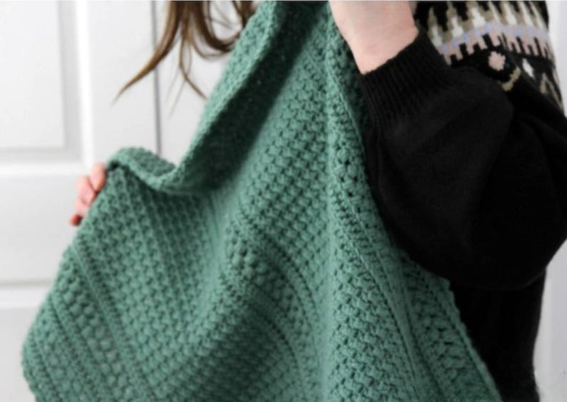 Forest Meadow Blanket Crochet Pattern