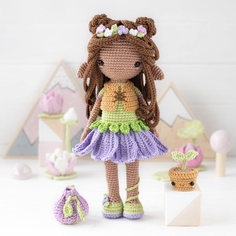 Blossom Elf Doll Crochet Pattern