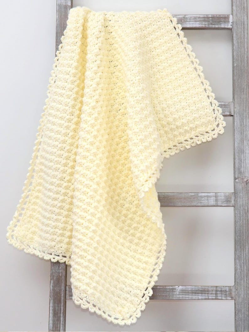 Ivory Lace Blanket Crochet Pattern