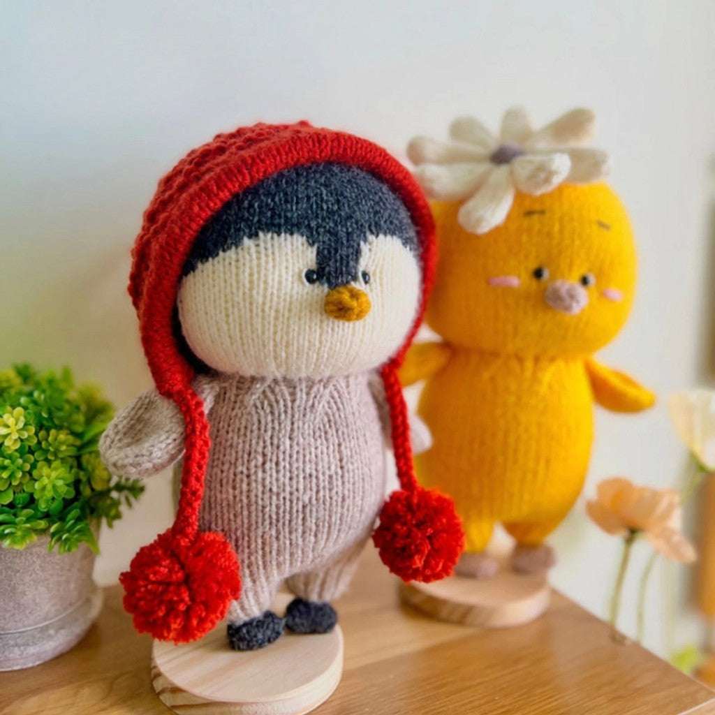 Mochi Penguin Knitting Pattern