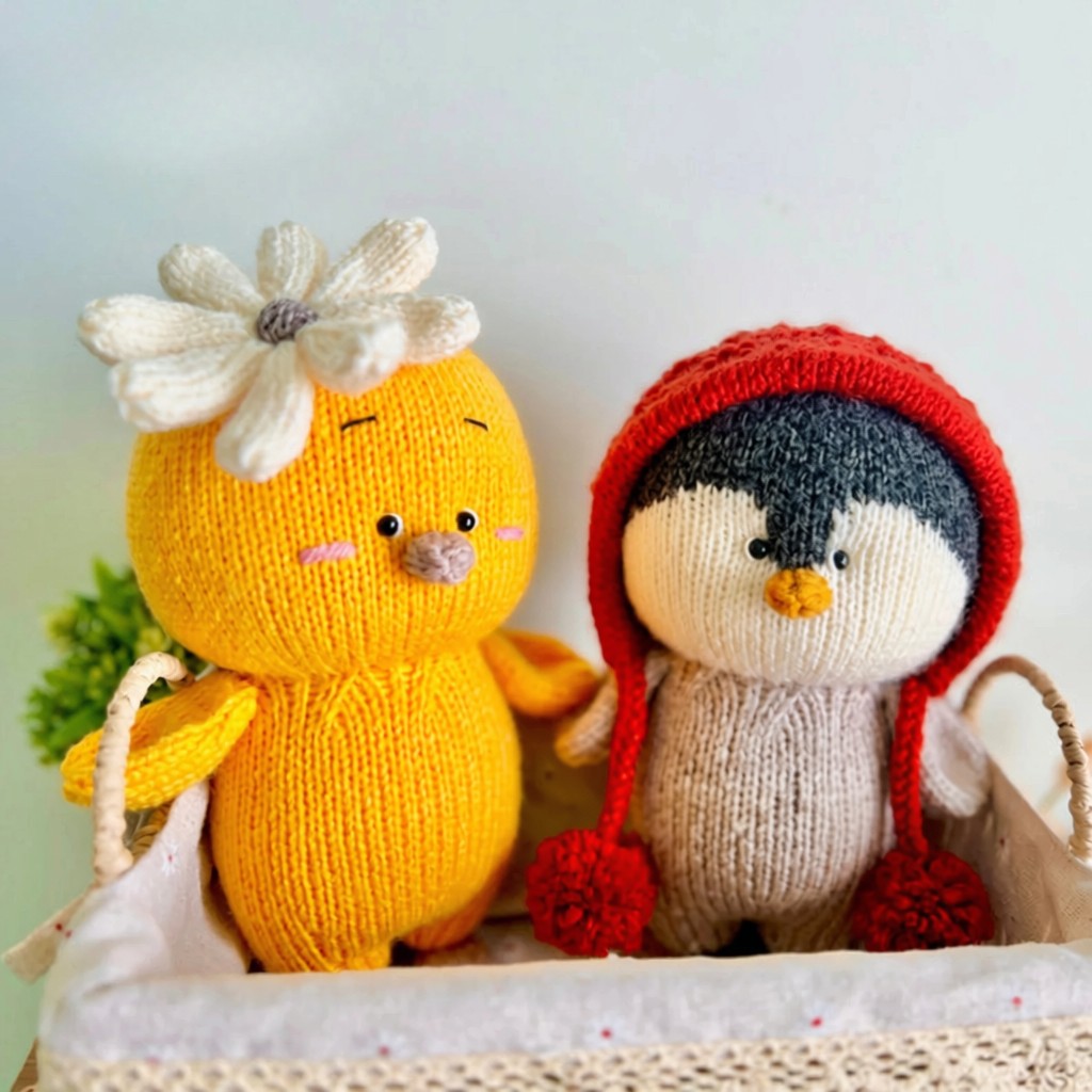 Mochi Penguin Knitting Pattern