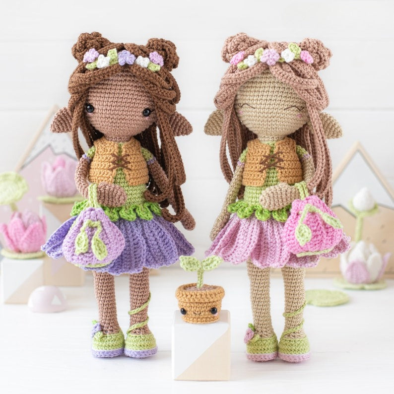 Blossom Elf Doll Crochet Pattern
