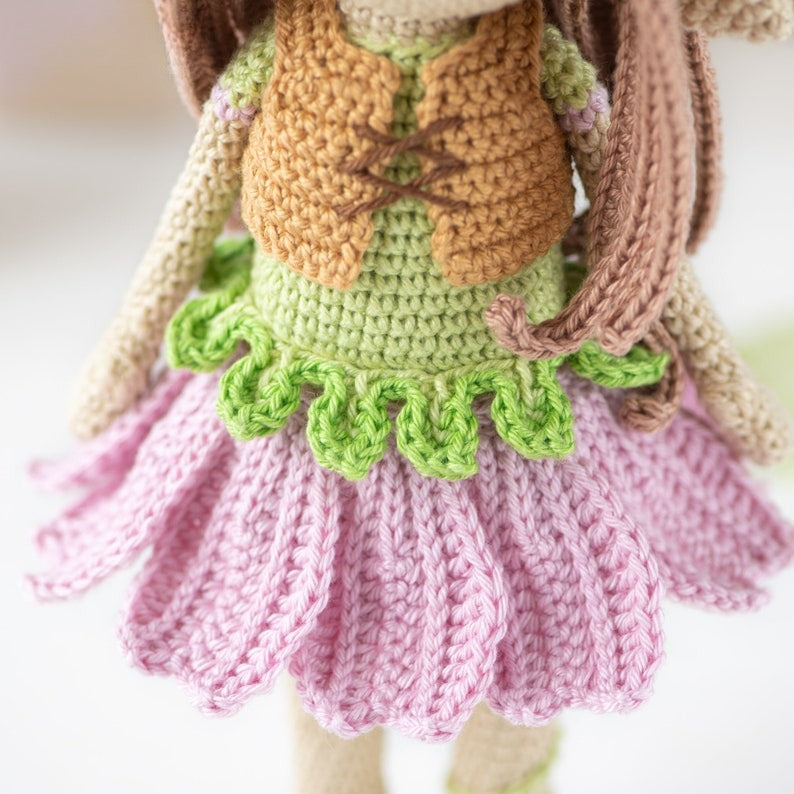 Blossom Elf Doll Crochet Pattern