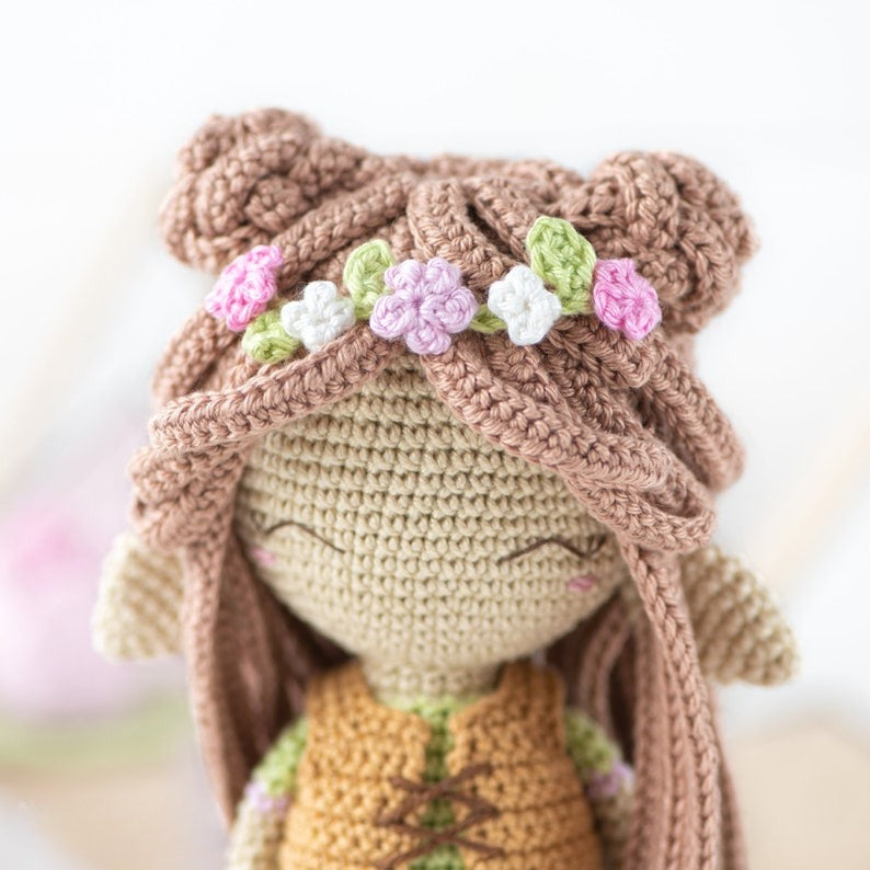 Blossom Elf Doll Crochet Pattern