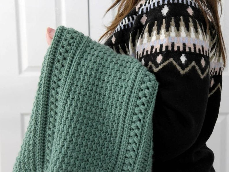 Forest Meadow Blanket Crochet Pattern