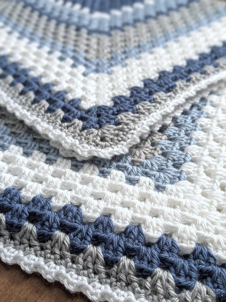 Winter Sky Blanket Crochet Pattern