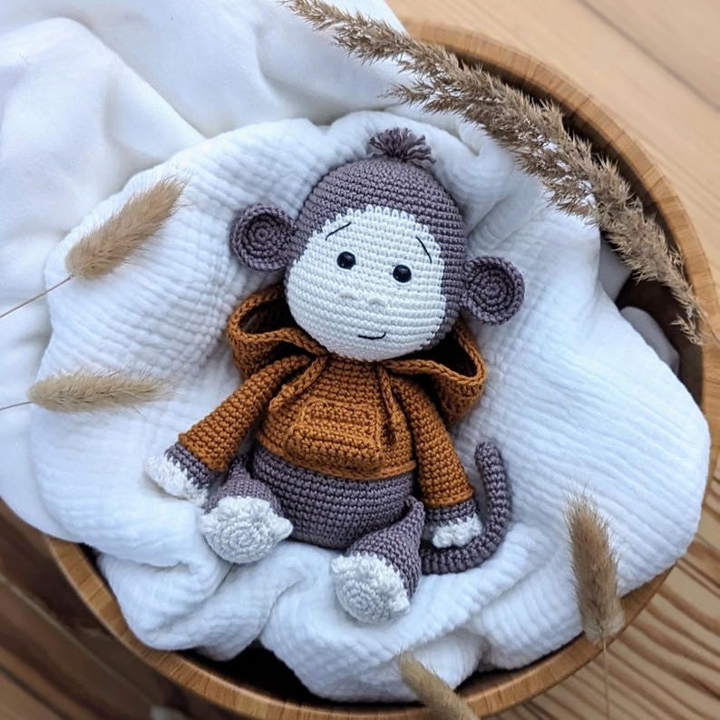 Milo Monkey Crochet Pattern