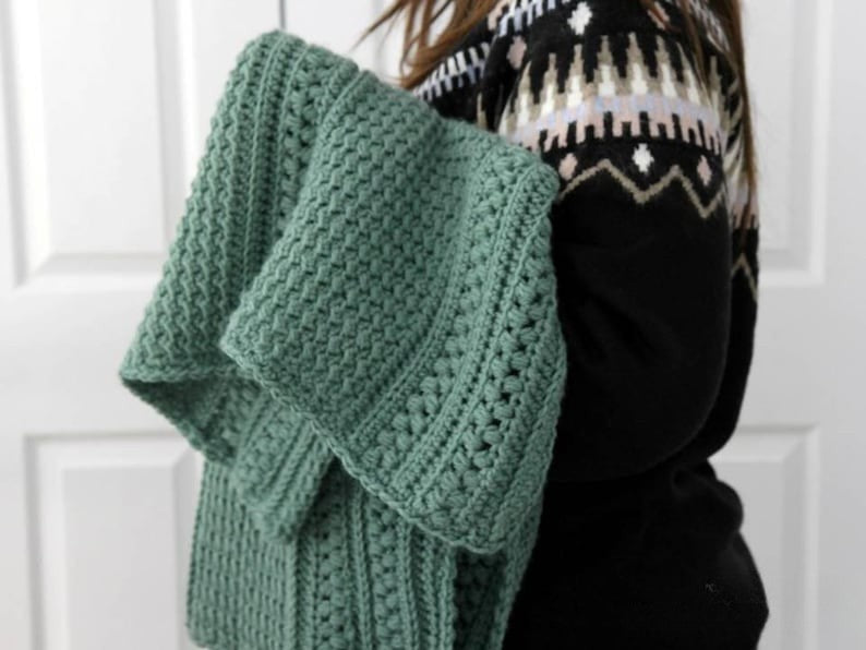 Forest Meadow Blanket Crochet Pattern