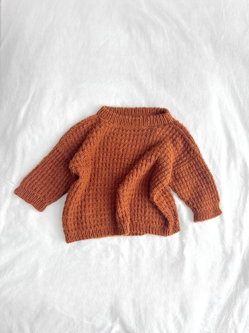 Chunky Kid Sweater Knitting Pattern