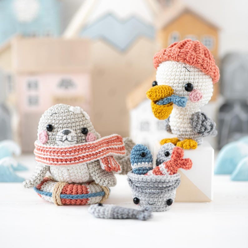 Coastal Friends Crochet Pattern