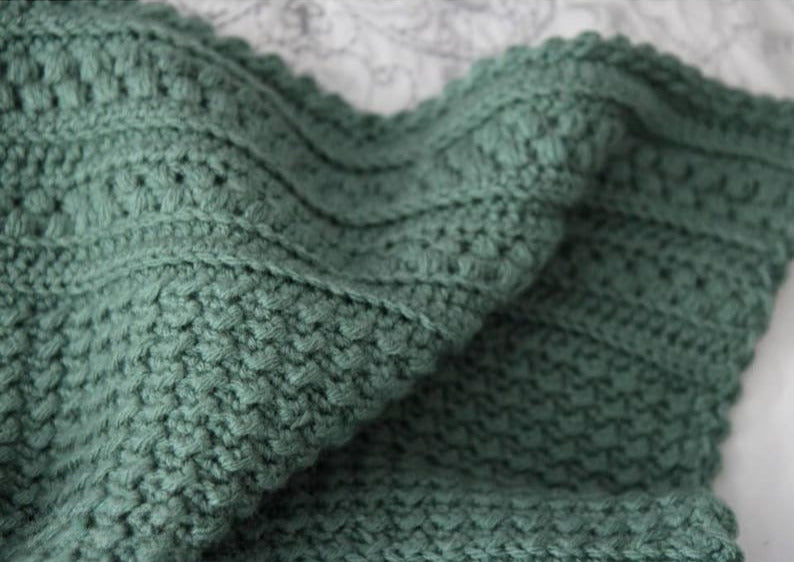 Forest Meadow Blanket Crochet Pattern