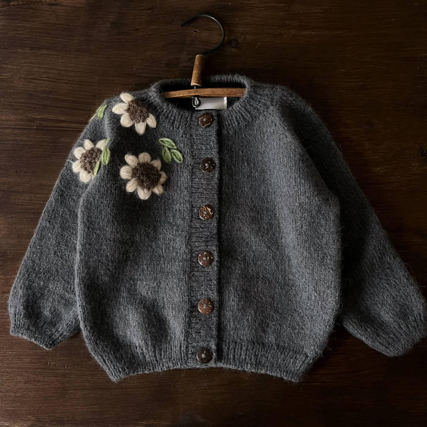 Forest Bloom Cardigan Knitting Pattern