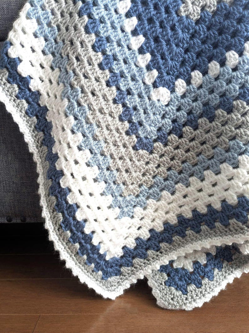 Winter Sky Blanket Crochet Pattern