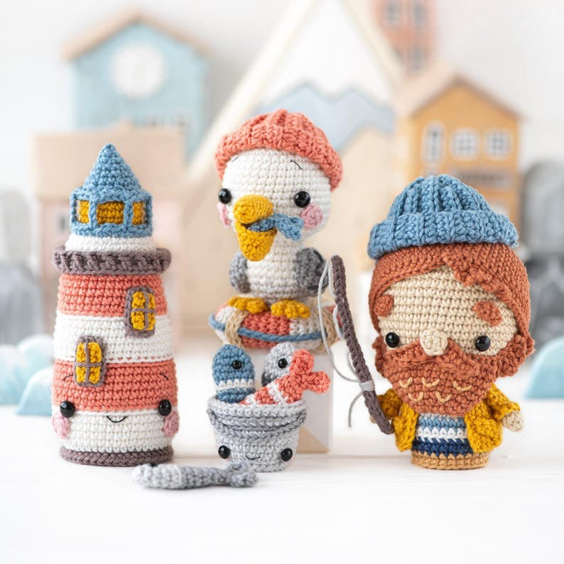 Coastal Friends Crochet Pattern