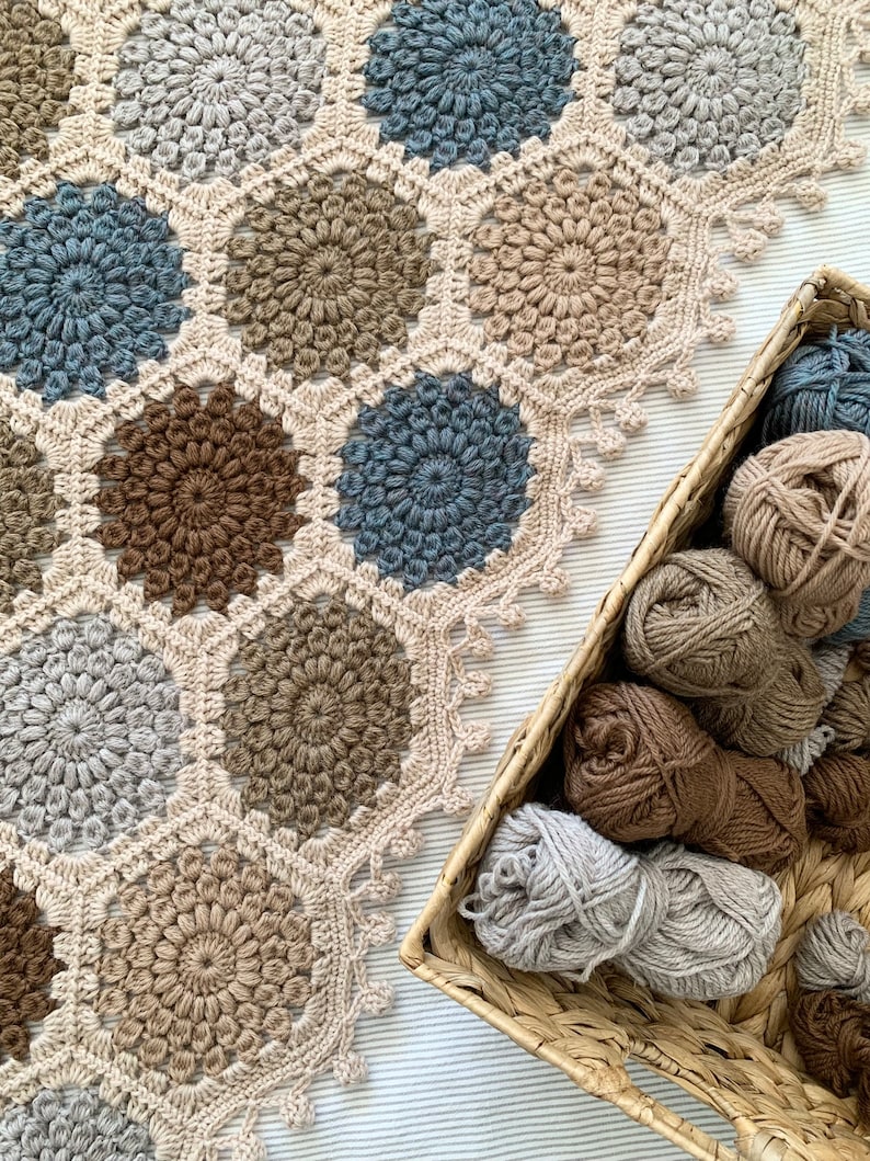 Driftwood Dreams Blanket Crochet Pattern